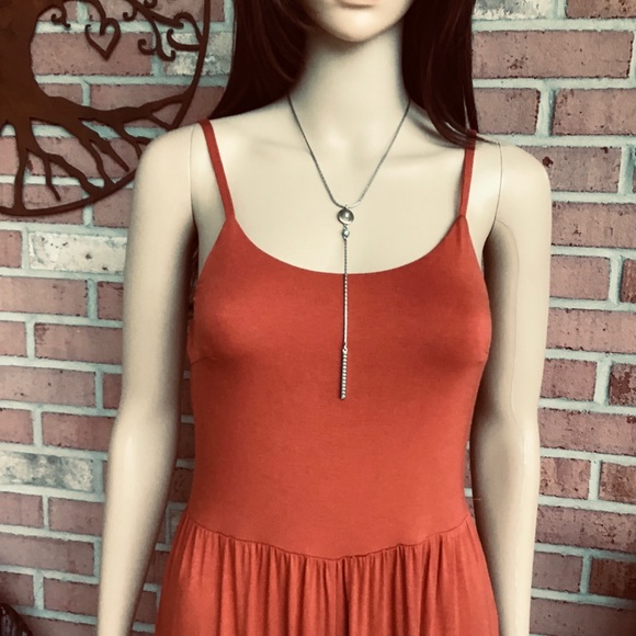 FINE STRETCH KNIT CAMI JUMPSUIT - Picture 8 of 8